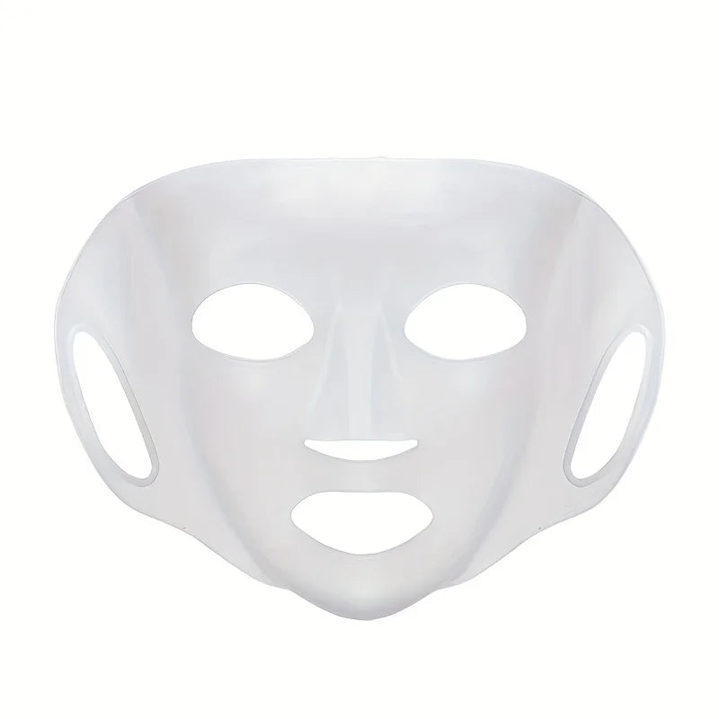3d máscara facial de silicone, máscara fixa, reutilizável, hidratante, reafirmante, ferramenta facial, pendurado na orelha