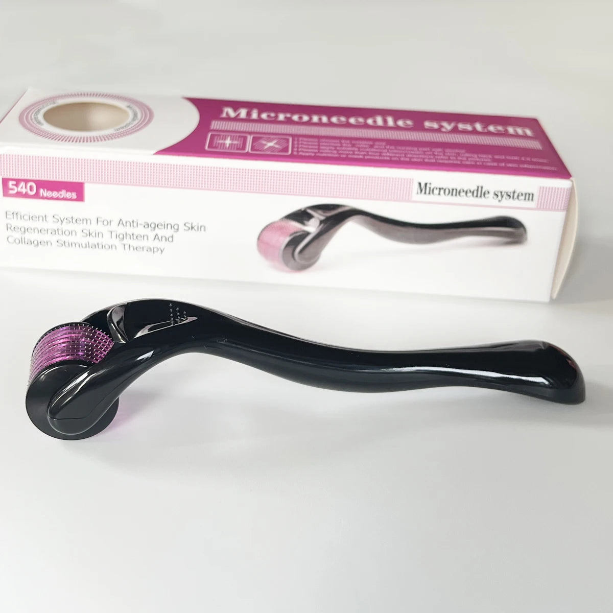 Derma Roller Micro Needle para pele facial, Body Face Care, Crescimento do cabelo, Beard Acne, Remoção de rugas, Microneedle, 540, 0.2, 0.25, 0.3mm